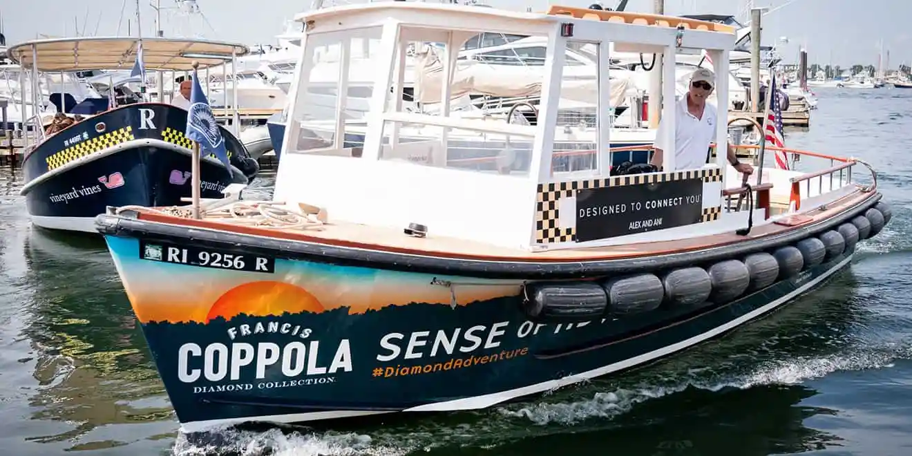 Coppola Diamond Collection branded boat
