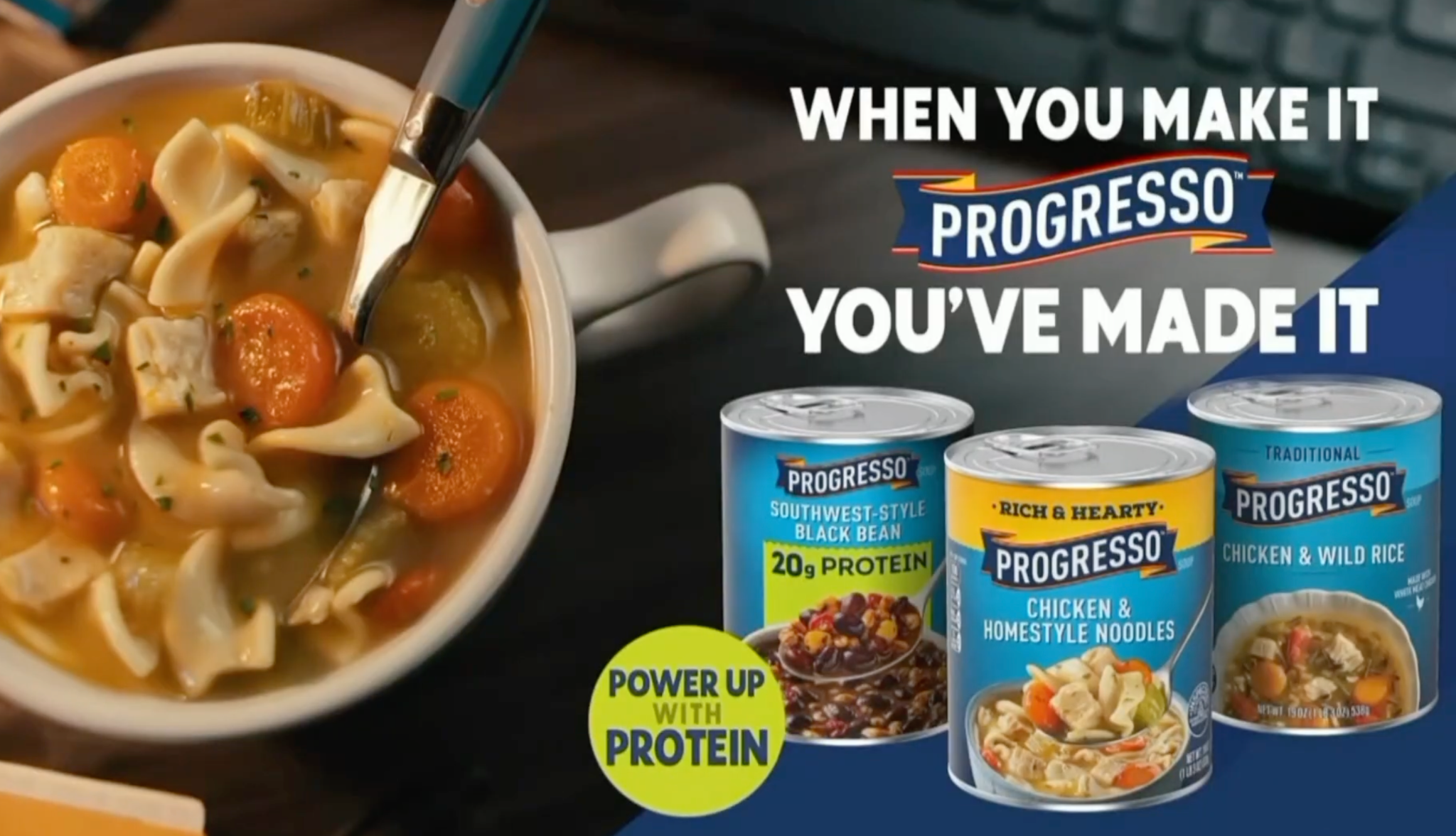 Progresso campaign - When You Make It Progresso You've Made It